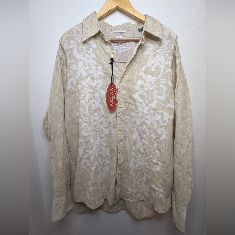 Tommy Bahama KAPALUA BREEZER Relax collection long sleeve button down Size L